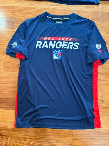 Vincent Trocheck 16 New York Rangers Player Issue T-shirt Fanatics Authentic Pro L