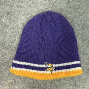 Minnesota Vikings Hat Cap Beanie Mens One Size NFL Football Reversible Sports