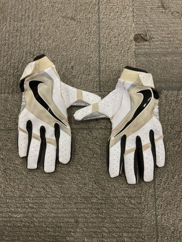 Used Nike RECEIVER GLOVES YOUTH FB Gloves White LG 11614-S000228316