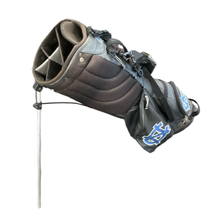 Used UNC COLLEGE BAG Mens Stand Bag Black 11613-S000174708