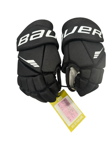 Used Bauer LIL SPORT Junior Gloves Black 10" 11613-S000174693