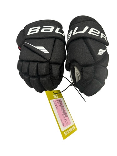 Used Bauer LIL SPORT Junior Gloves Black 8" 11613-S000174694