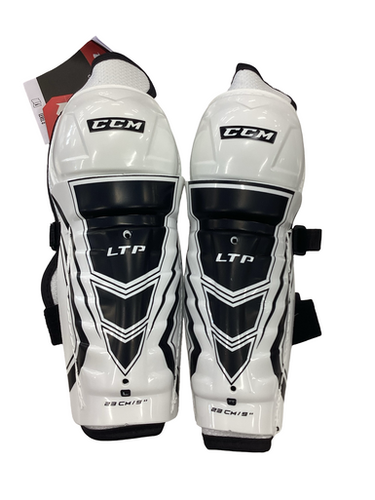 Used CCM LTP Youth Shin Guards White 9" 11613-S000174664