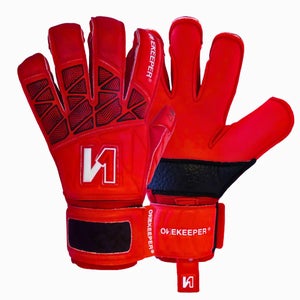ONEKEEPER VECTOR Red without Finger Protection - 3.5 mm Semi Professional Latex (Size 7)