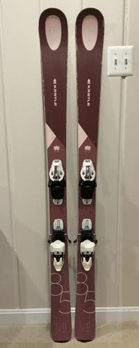Women's 2022 All Mountain 160 cm Kastle DX 85 Skis With Bindings Max Din 10 (Used)
