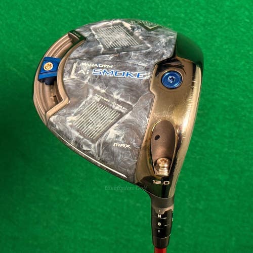 Callaway Paradym Ai Smoke Max 12 Driver Denali Red 5.5 50G Regular w/ HC
