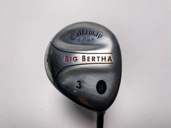 Callaway Big Bertha 2004 3 Fairway Wood 15* RCH 75w Regular Graphite Mens RH