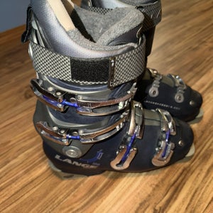 Women's Lange All Mountain Ski Boots blue mondo 23-23.5 6.6