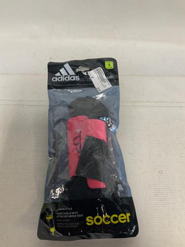 Used Adidas Soccer Shin Guards Youth Pink SM 11823-S000036738