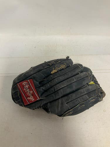 Used Rawlings RBG46B BB/SB Glove RH Throw Black 12 1/2" 11823-S000036731
