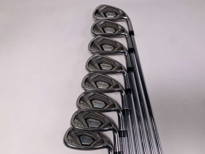 Callaway Rogue Iron Set 4-PW+GW Regular Steel Mens RH