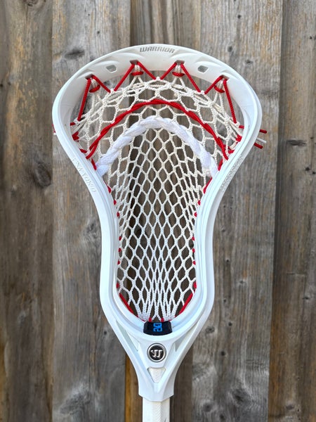 New Warrior Evo QX-O Head Custom Strung with 4s Mesh (Sample Stringing)