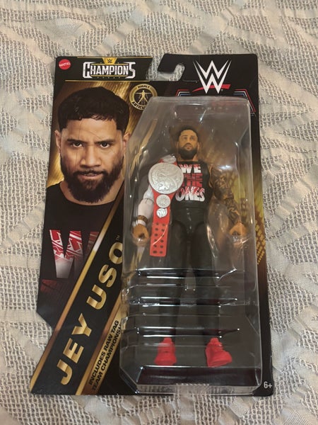Jey Uso WWE Main Event Champion Series Action Figure Brand New