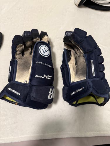 Warrior Alpha DX Pro Gloves 14" Pro Stock (Used)