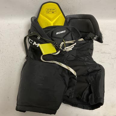 Used CCM TACKS 9080 Senior Pant Black And Yellow SM 11855-S000197328