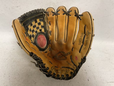 Used Rawlings Super Size RSG14SS Softball Glove RH Throw Brown 14" 11855-S000197323