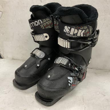 Used Salomon SPK Boys DH Ski Boot Black 230 MP - J05 - W06 11855-S000197296