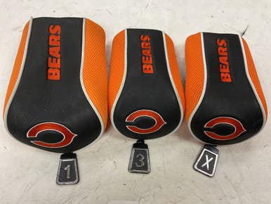 Used CHICAGO BEARS HEADCOVERS Black And Orange 11855-S000197293