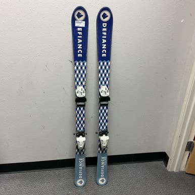Used DEFIANCE PUZZLE Boys DH Ski/Binding Black And Navy Blue 120 cm 11855-S000197291