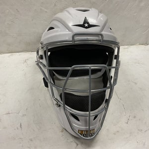 Used All-Star MVP2500-1 Catchers Helmet w/Mask White MD 11855-S000197281