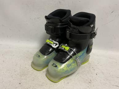 Used Dalbello MENACE 2 Boys DH Ski Boot Black And Optic Yellow 215 MP - J03 11855-S000197257