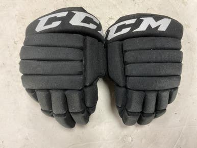Used CCM YTH GLOVES Youth Gloves Black 8" 11855-S000197236