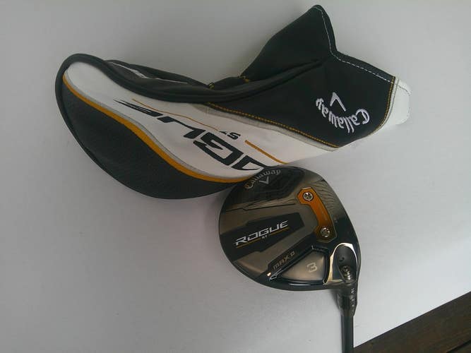 Callaway ROGUE ST MAX D 16* 3-Wood w/ Project X 5.5 Regular Flex Shaft