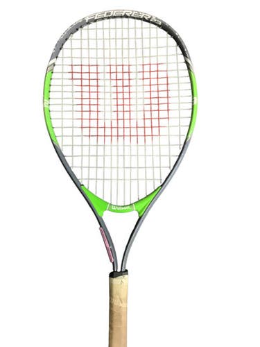 Used Wilson 23 FEDERER Junior Tennis Racquet Green 23" 10743-C000464249