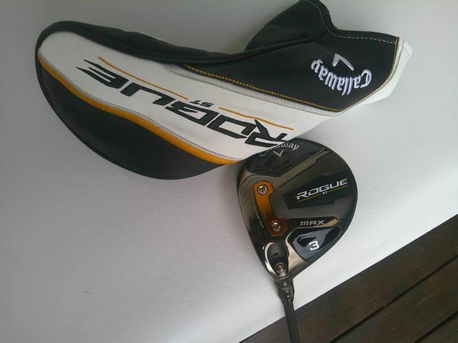 Callaway ROGUE ST MAX 15* 3-Wood w/ Project X 5.5 Regular Flex Shaft - LEFTY