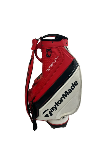 Used Taylormade Stealth 2 Mens 6 Way Red Black and White Carry Bag 11692-S000145252
