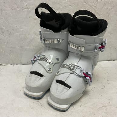 Used Atomic HAWX GIRL 2 Girls DH Ski Boot White And Carolina Blue 205 MP - J01 11855-S000195353