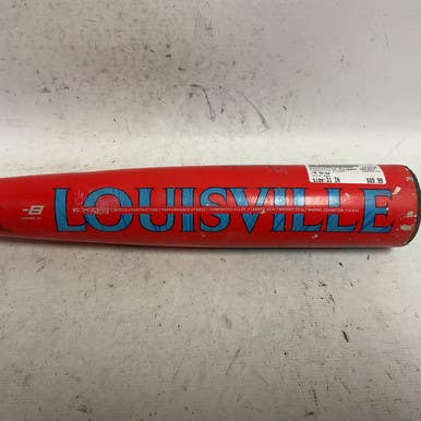 Used Louisville Slugger UBSPB8-24 BB/SB USA 2 5/8 Bat Red 31" 11855-S000196956