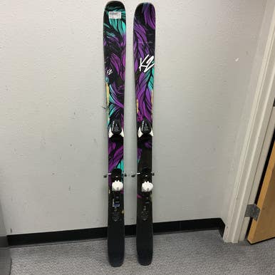 Used K2 EMPRESS Womens DH Ski/Binding Black And Purple 149 cm 11855-S000197036