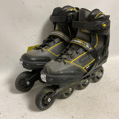 Used RollerDerby ELITE SERIES Q60 Senior Rec Fitness Skates Black Senior 10 11855-S000197097
