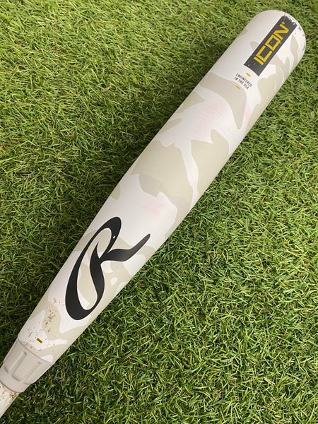 2025 Rawlings Icon Composite Bat USSSA Certified (-10) Composite 20 oz 30" (Used)