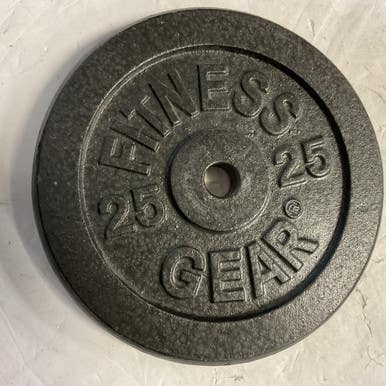 Used Fitness Gear Standard Plate (Each) 25 lb 11855-S000197203