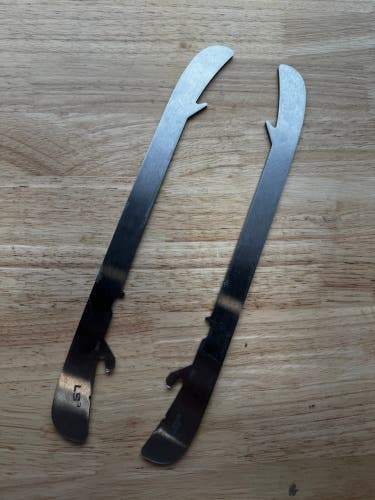 NHL Pro Stock Game Used Bauer LS3 296mm Skate Blades / Runners