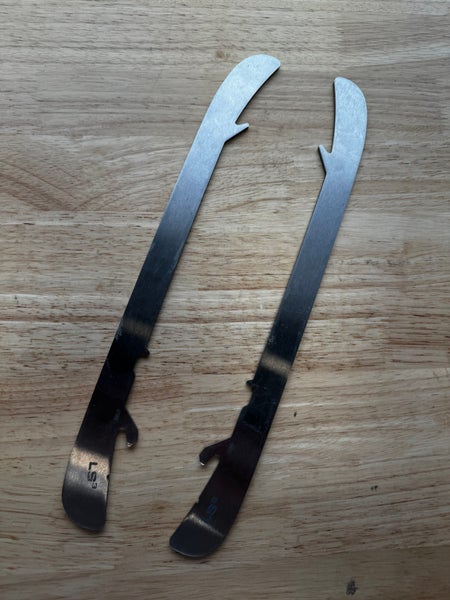 NHL Pro Stock Game Used Bauer LS3 296mm Skate Blades / Runners