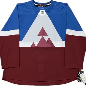 NWT Colorado Avalanche Blank 2020 Stadium Series Adidas NHL Hockey Jersey Size 56