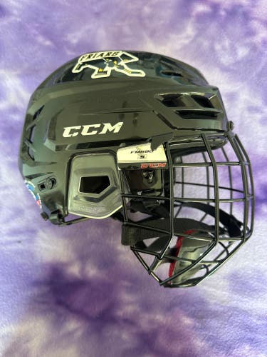 Black Medium CCM Tacks 710 Helmet (Used)