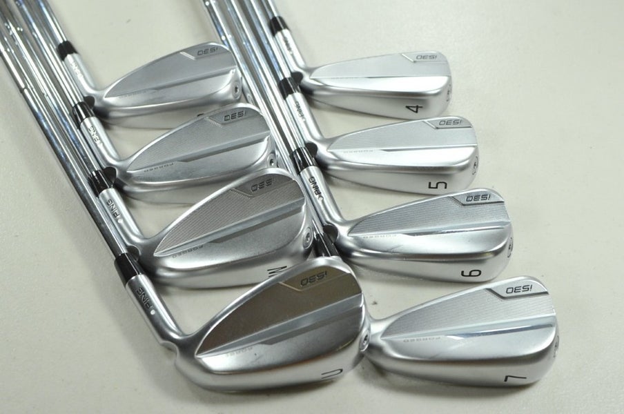 Ping i530 4-W,UW Iron Set Stiff Flex White Dot Right DG S300 120g Steel # 208306