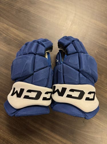 #14 TRISTAN ALLARD Used CCM Gloves 14" Pro Stock (Set 2)
