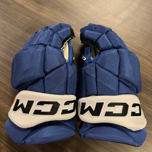 #76 ROMAN SCHMIDT Used CCM Gloves 15" Pro Stock (Set 2)