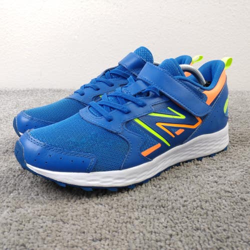 New Balance Fresh Foam 650v1 Bungee Lace Boys Size 6 Running Shoes Low Top Blue