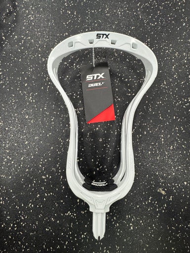 New STX DUEL II Mens Lacrosse Head White 11849-S000035025