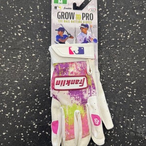 New Franklin Grow Batting Gloves White MD 11849-S000035260