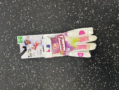 Used Franklin BB/SB Batting Gloves White LG 11849-S000035250