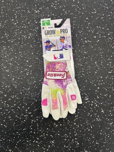 New Franklin Grow Batting Gloves White MD 11849-S000035249