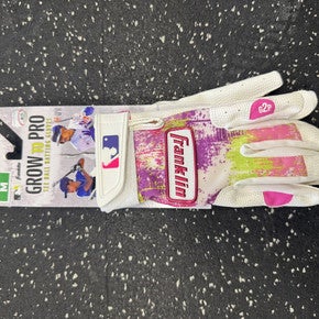New Franklin Grow Batting Gloves White MD 11849-S000035247