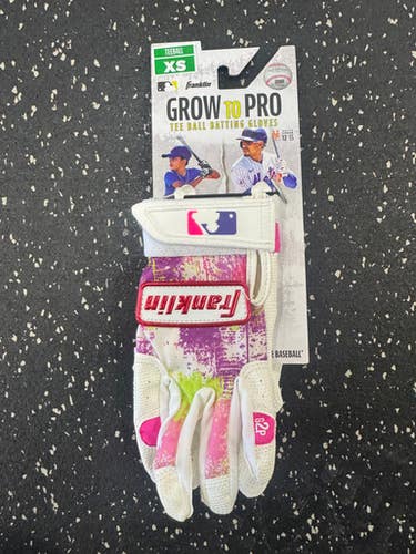 New Franklin Grow Batting Gloves White XXS 11849-S000035241
